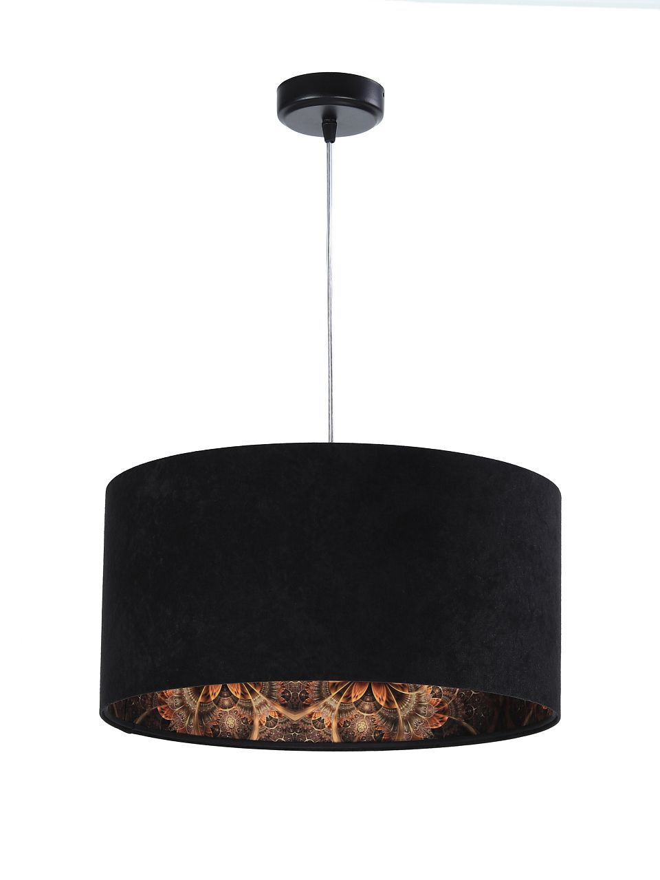 BPS Koncept Standard HomeLight Pendelleuchte 1x60 W schwarz-muster 030-283-40
