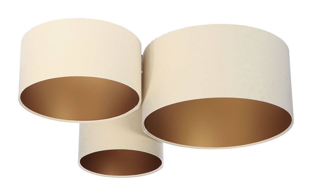BPS Koncept Plafoniady Decke 3x60 W gold-cremig 080-034