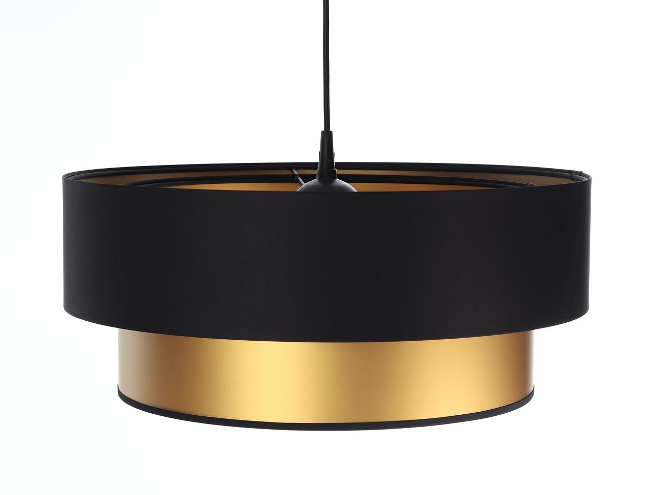 BPS Koncept Duo ellegant Pendelleuchte 1x60 W schwarz-gold 061-044-60