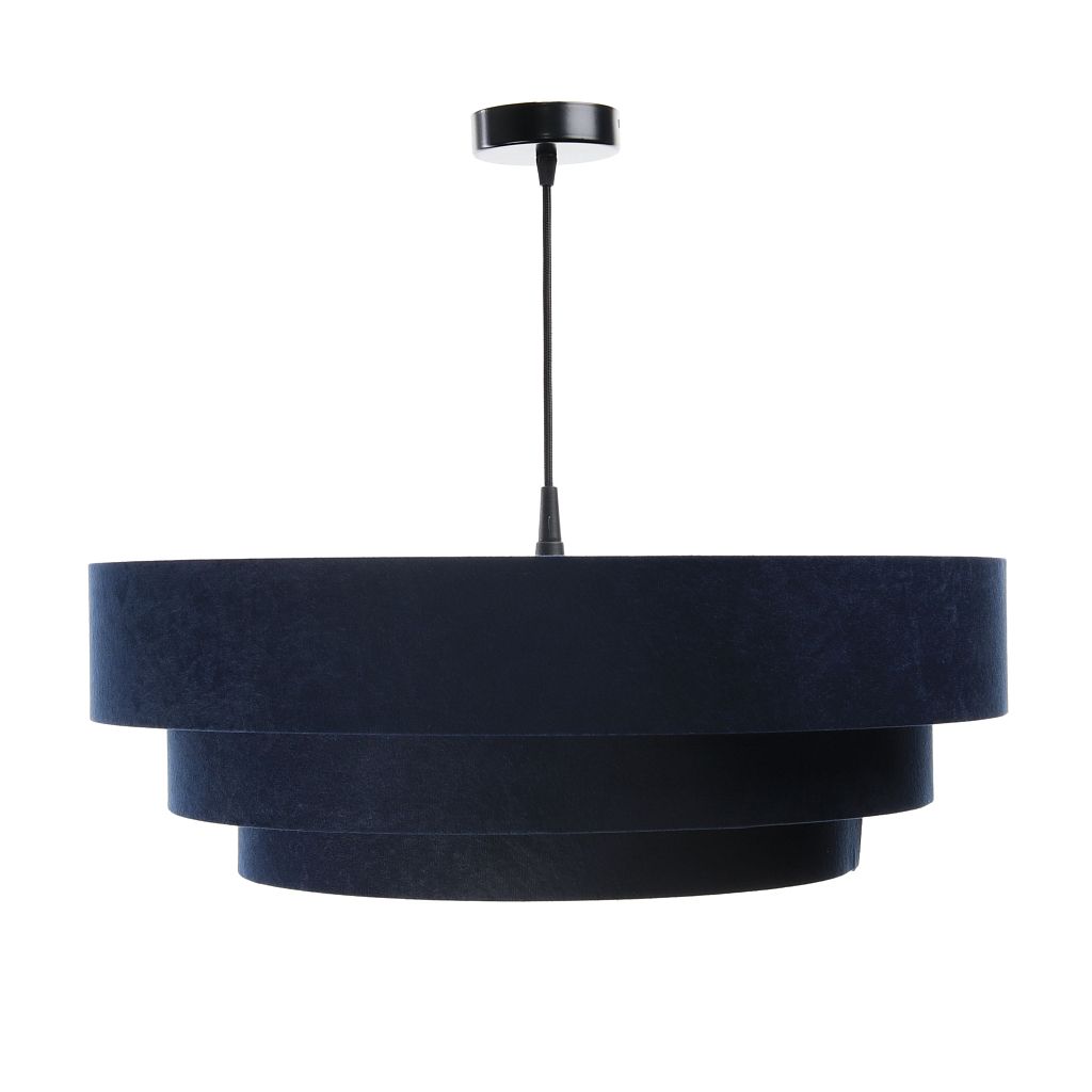 BPS Koncept Triniti Pendelleuchte 1x60 W gold-marineblau 050-044-60