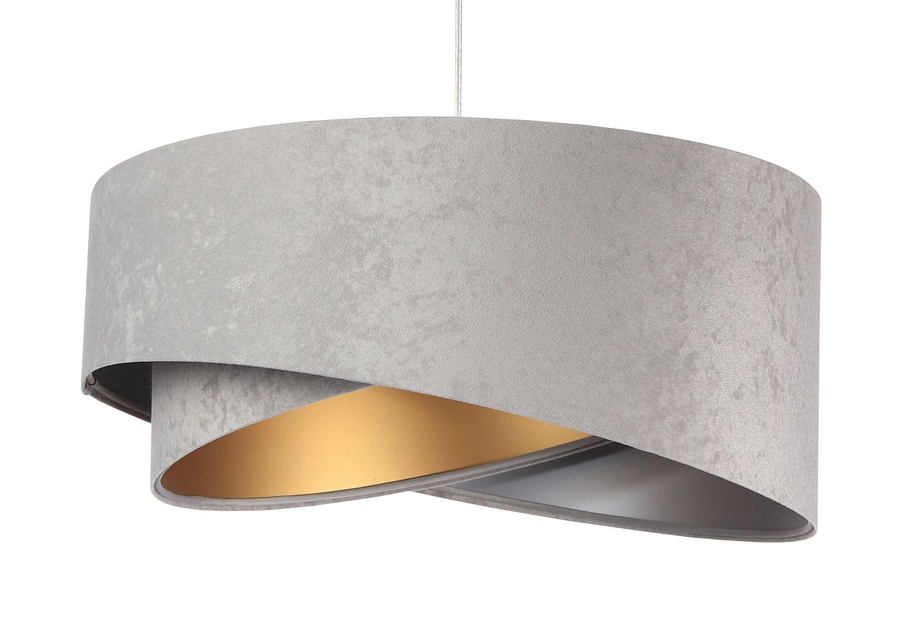 BPS Koncept Galaxy Pendelleuchte 1x60 W gold-grau/aschfarben-silber 060-MIX-013