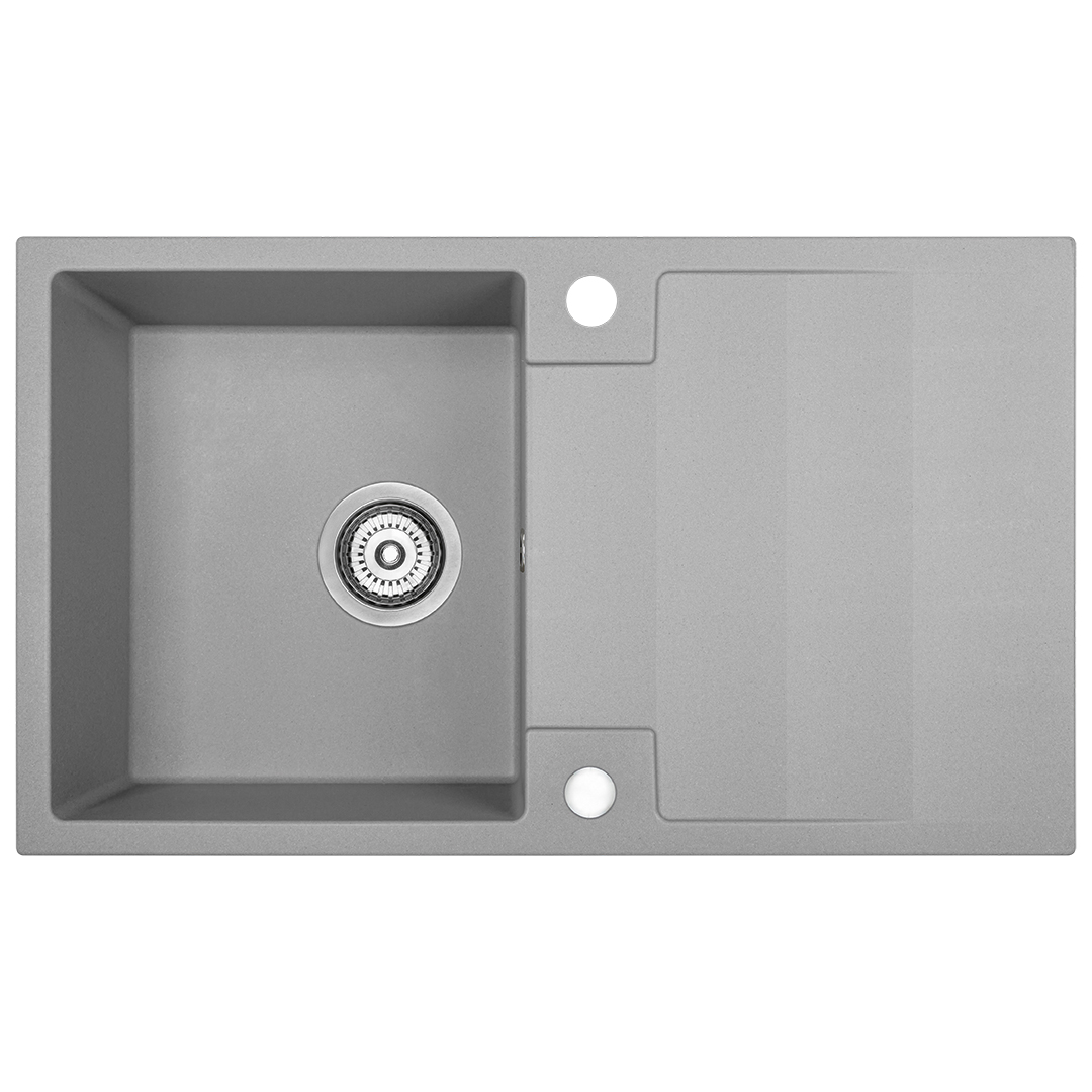 Kuchinox Rab granitspüle 76x44 cm grau/graphit/onyx SBF511Y