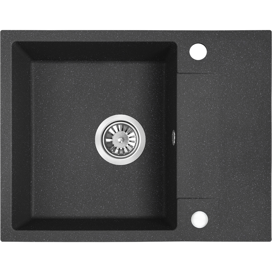 Kuchinox Rab granitspüle 56x44 cm schwarz SBF713Y