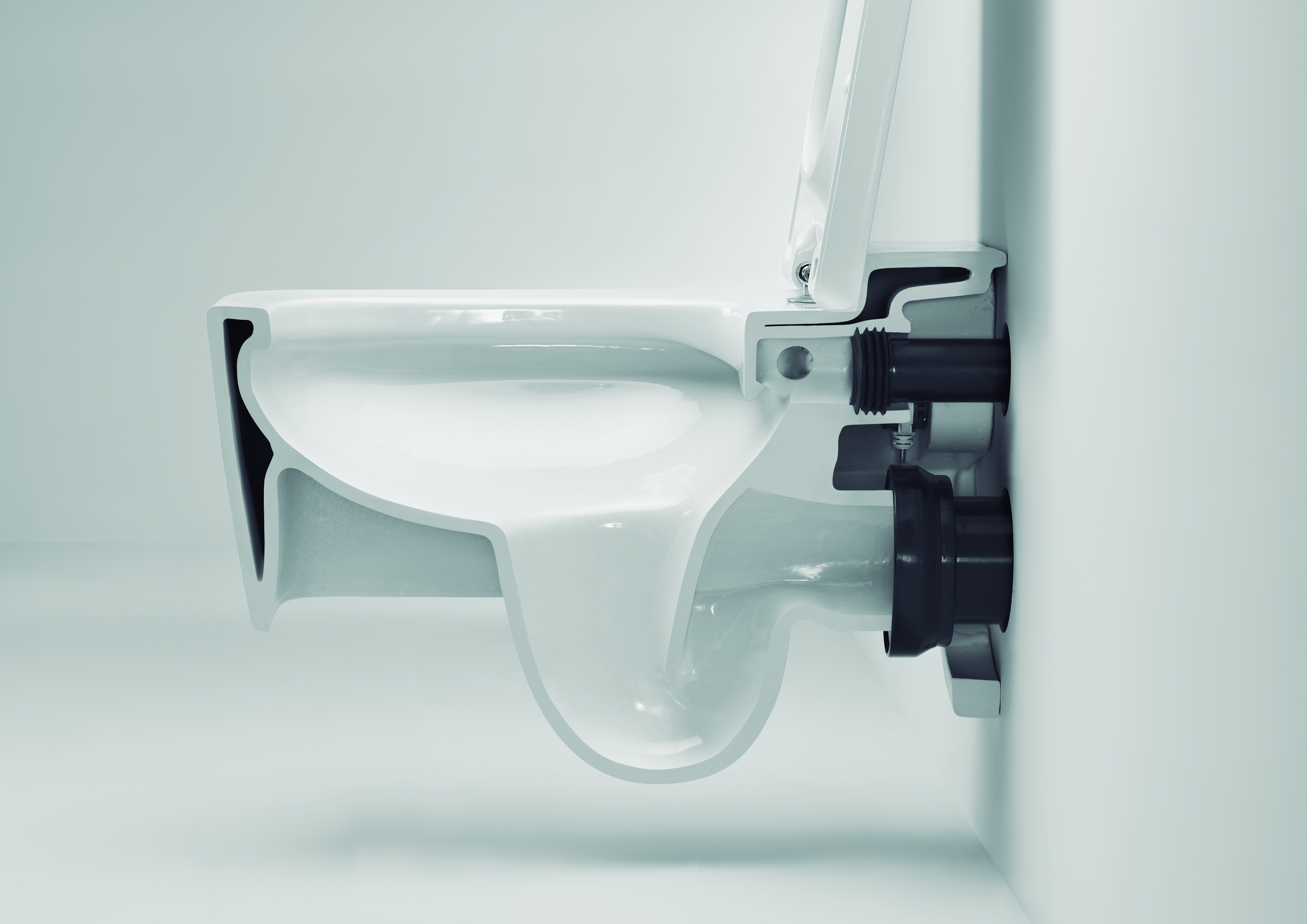 Set WC-Becken Roca Gap A34647L000, Toilletensitz Roca Gap Square A801472003