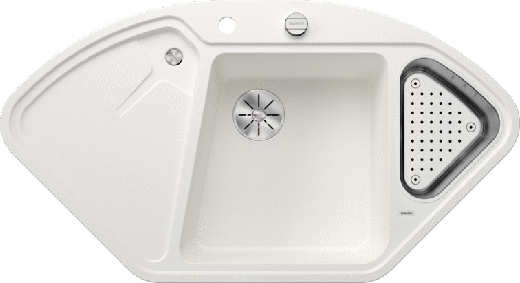 Blanco Delta II Granitspüle 105.7x57.5 cm weiß 523660