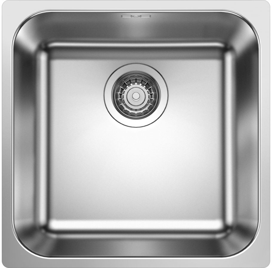 Blanco Supra 400-IF Stahlspüle 44x44 cm stahl 526350