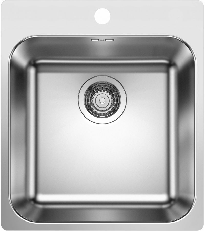 Blanco Supra 400-IF/A Stahlspüle 50x44 cm stahl 526352