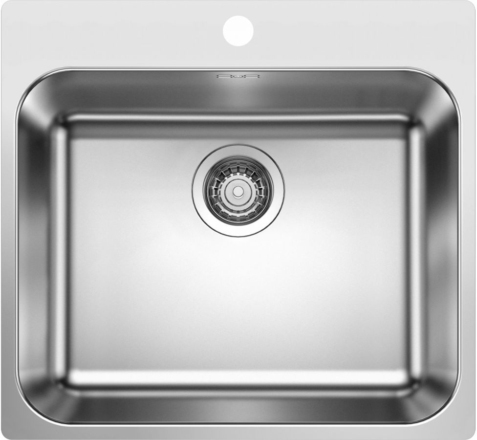 Blanco Supra 500-IF/A Stahlspüle 54x50 cm stahl 526354