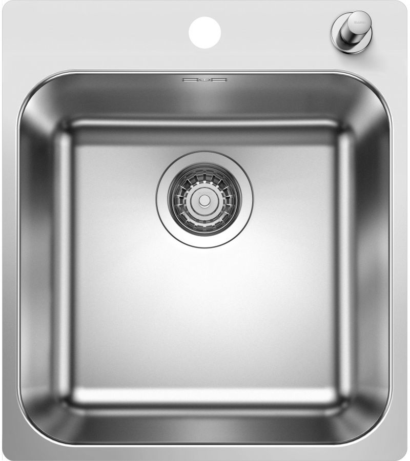 Blanco Supra 400-IF/A Stahlspüle 50x44 cm stahl 526353