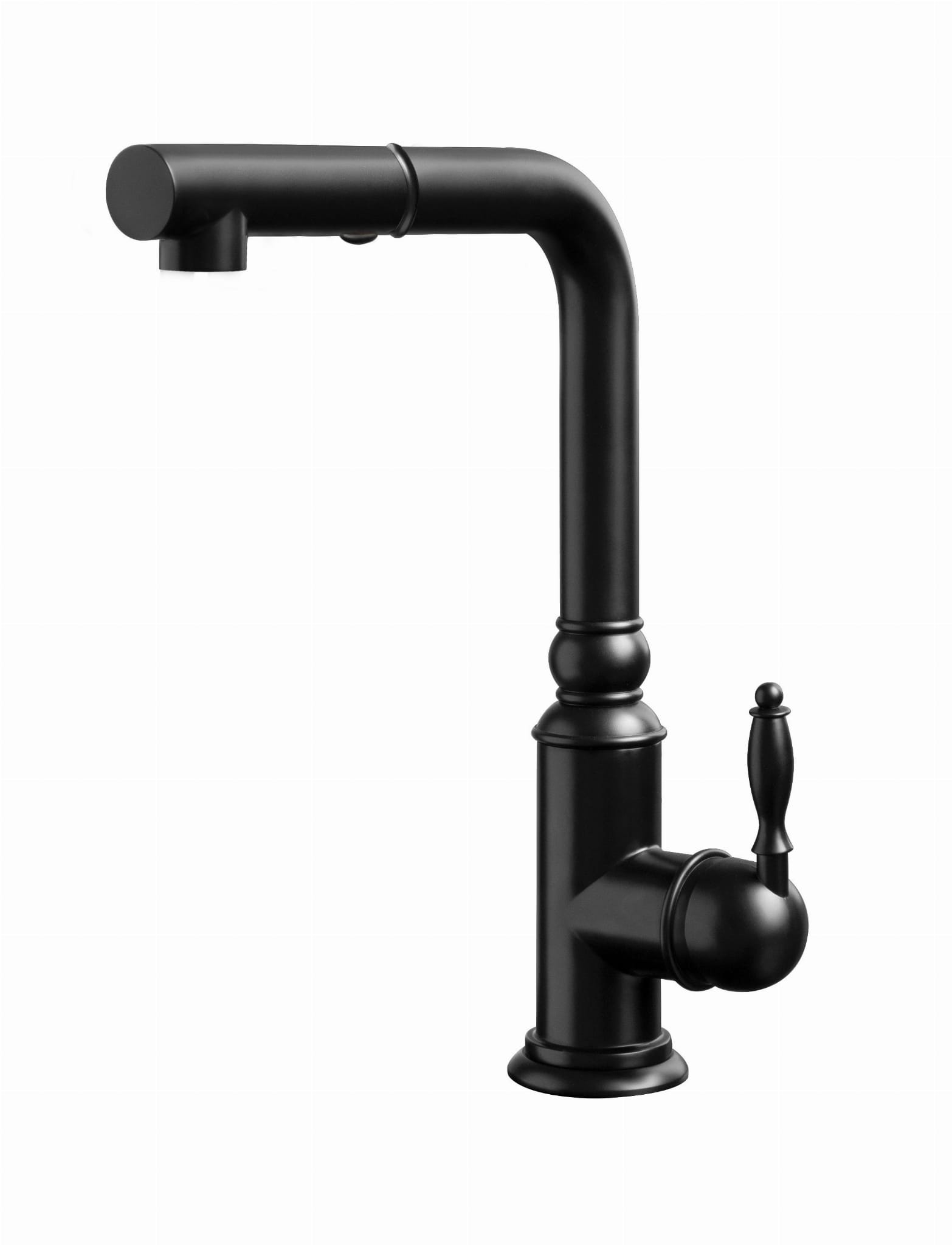 Berg Retro WW küchenarmatur stehend schwarz 830157B