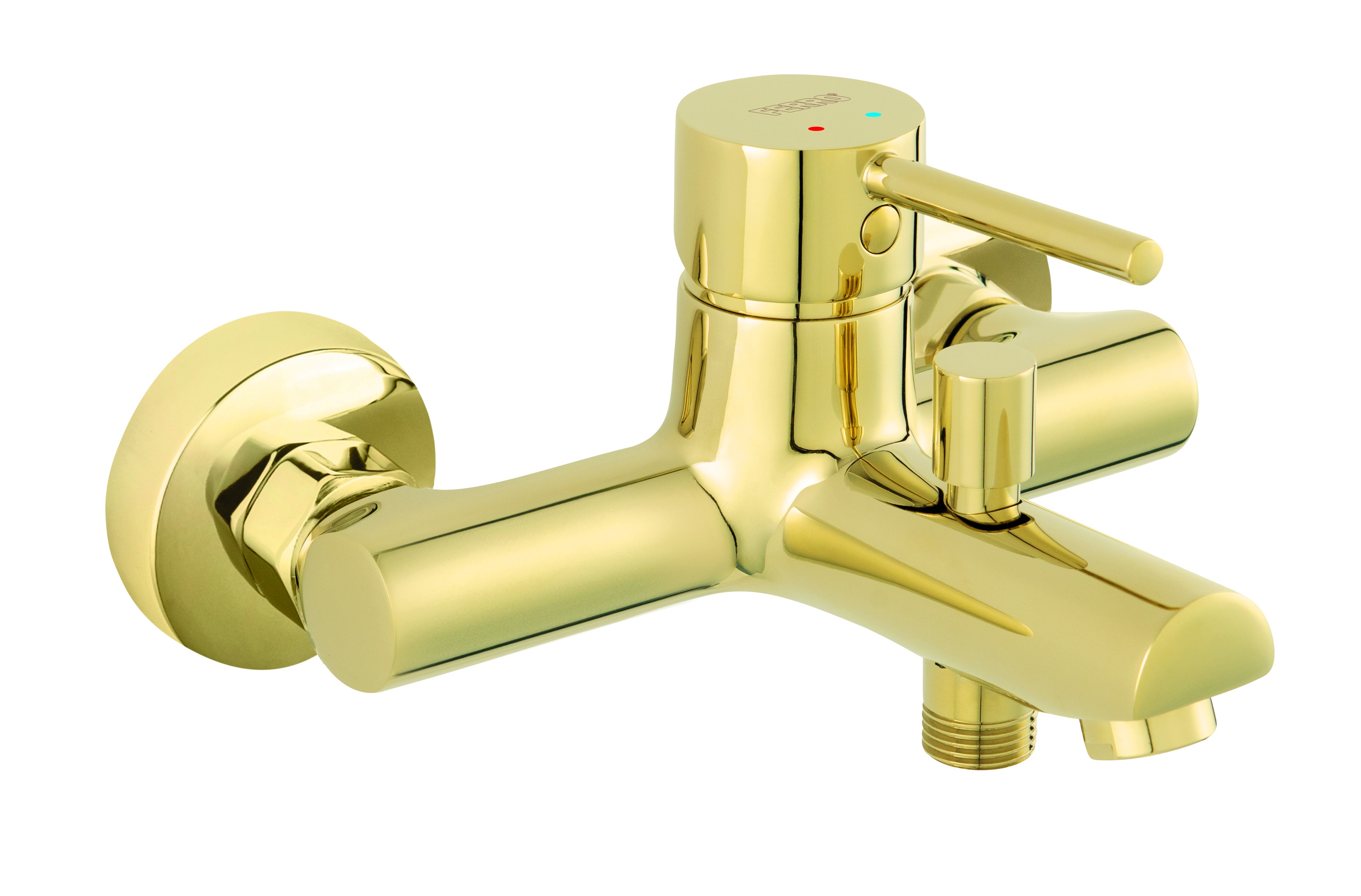 Ferro Fiesta Gold Badewannen- und Duscharmatur Wandmontage gold BFI1G