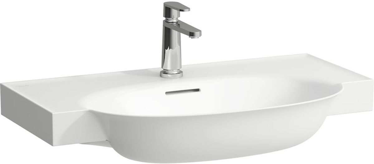 Laufen The New Classic Waschbecken 80x48 cm halbrund Klassisch-Möbel weiß H8138550001081