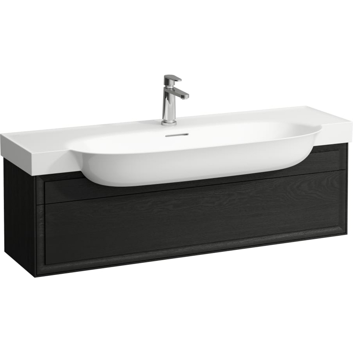 Laufen The New Classic Unterschrank 117.5x31.5x34.5 cm Unterschrank hängend schwarz-eiche H4060510856281