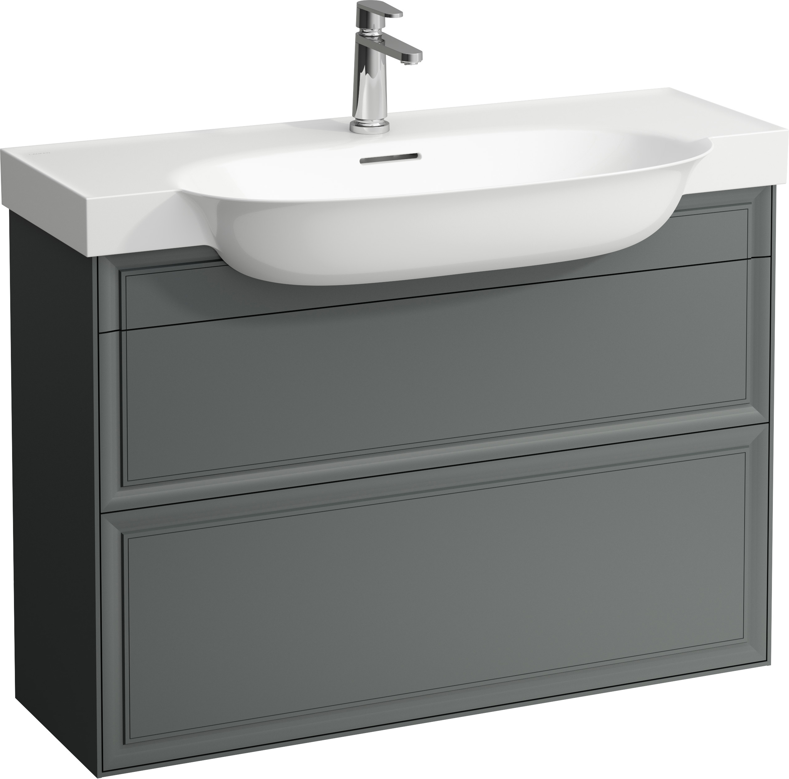 Laufen The New Classic Kabinett 97.6x31.6x67.7 cm Unterschrank hängend grau H4060920856271