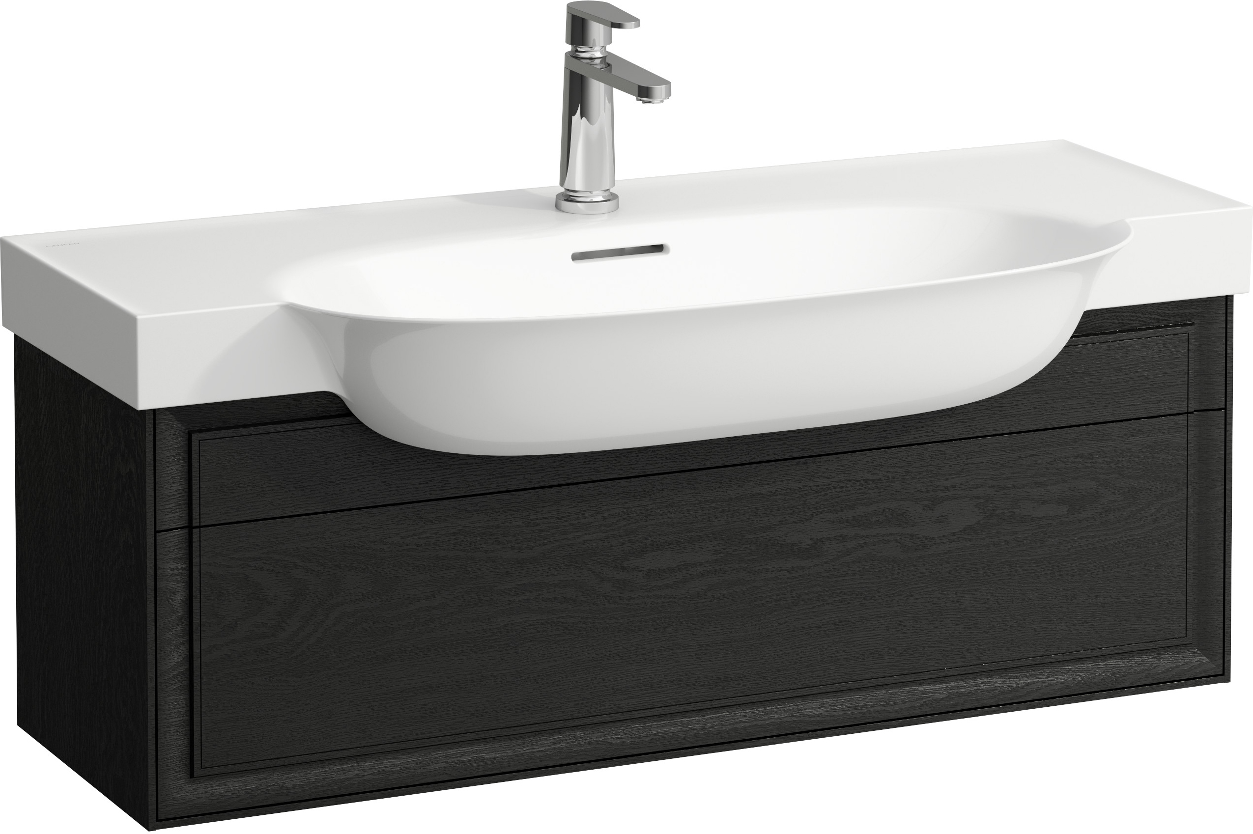 Laufen The New Classic Unterschrank 97.6x31.6x34.4 cm Unterschrank hängend schwarz-eiche H4060910856281