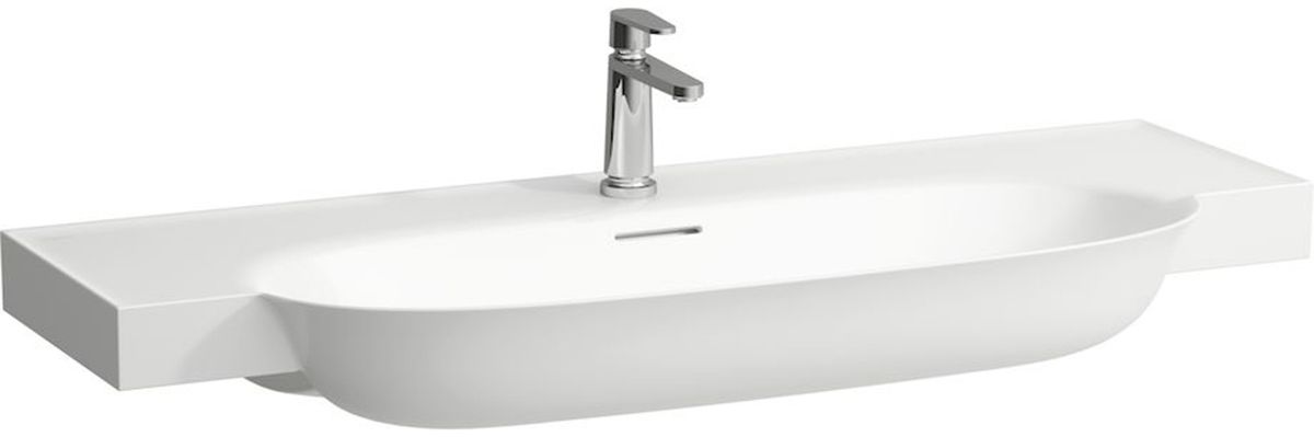Laufen The New Classic Waschbecken 120x48 cm halbrund Klassisch-Möbel weiß glanz H8138584001081