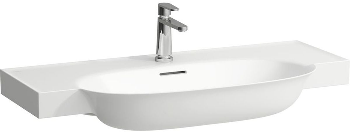 Laufen The New Classic Waschbecken 100x48 cm halbrund Klassisch-Möbel weiß H8138574001041