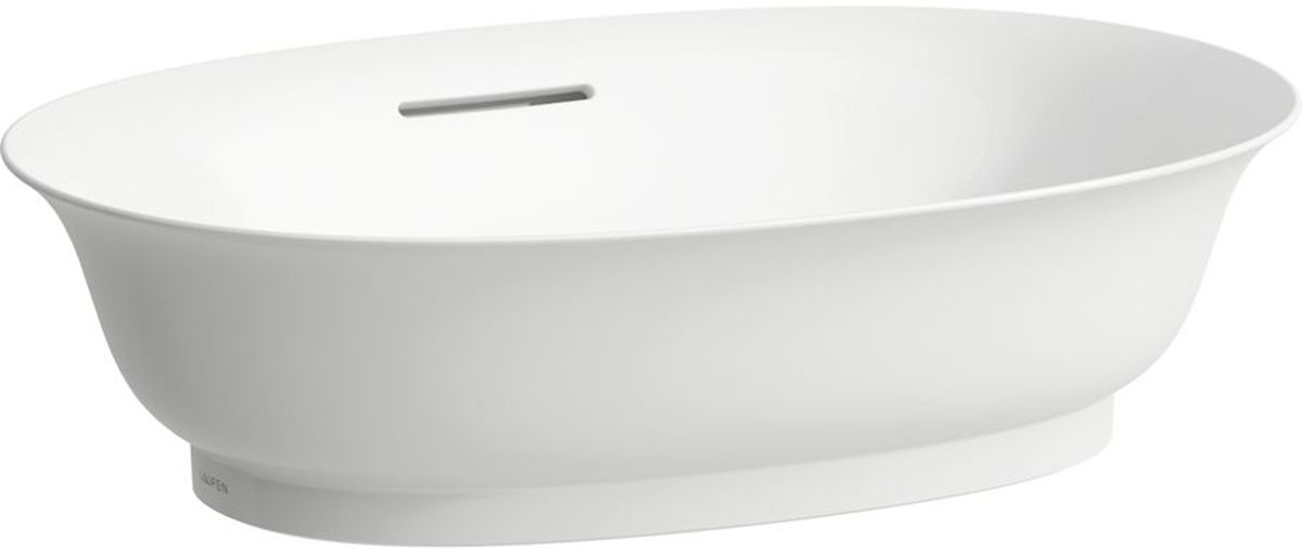 Laufen The New Classic Waschbecken 55x38 cm oval Aufsatzwaschbecken weiß matte H8128537571091