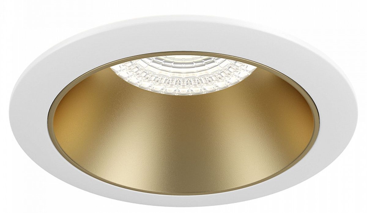 Maytoni Share Eingebaute Lampe 1x15 W weiß-gold DL053-01WMG