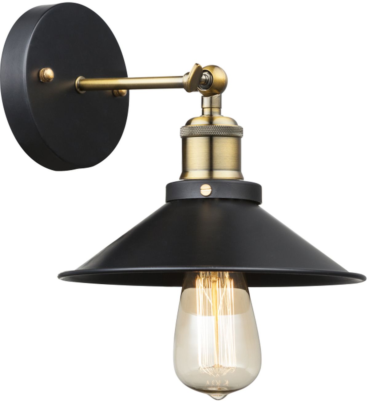 Globo Lighting Lenius Leuchter 1x60 W schwarz-gold 15053W