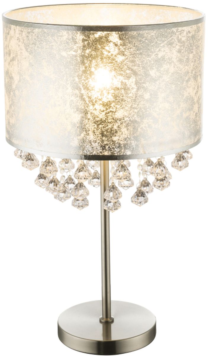 Globo Lighting Amy I Tischlampe 1x60 W silber 15188T3