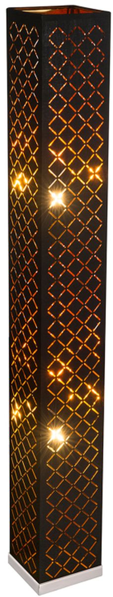 Globo Lighting Clarke Stehlampe 2x40 W schwarz-gold 15229S2