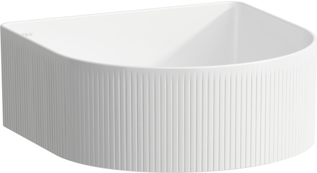 Laufen Sonar Waschbecken 34x34 cm halbrund Aufsatzwaschbecken weiß H8123410001121