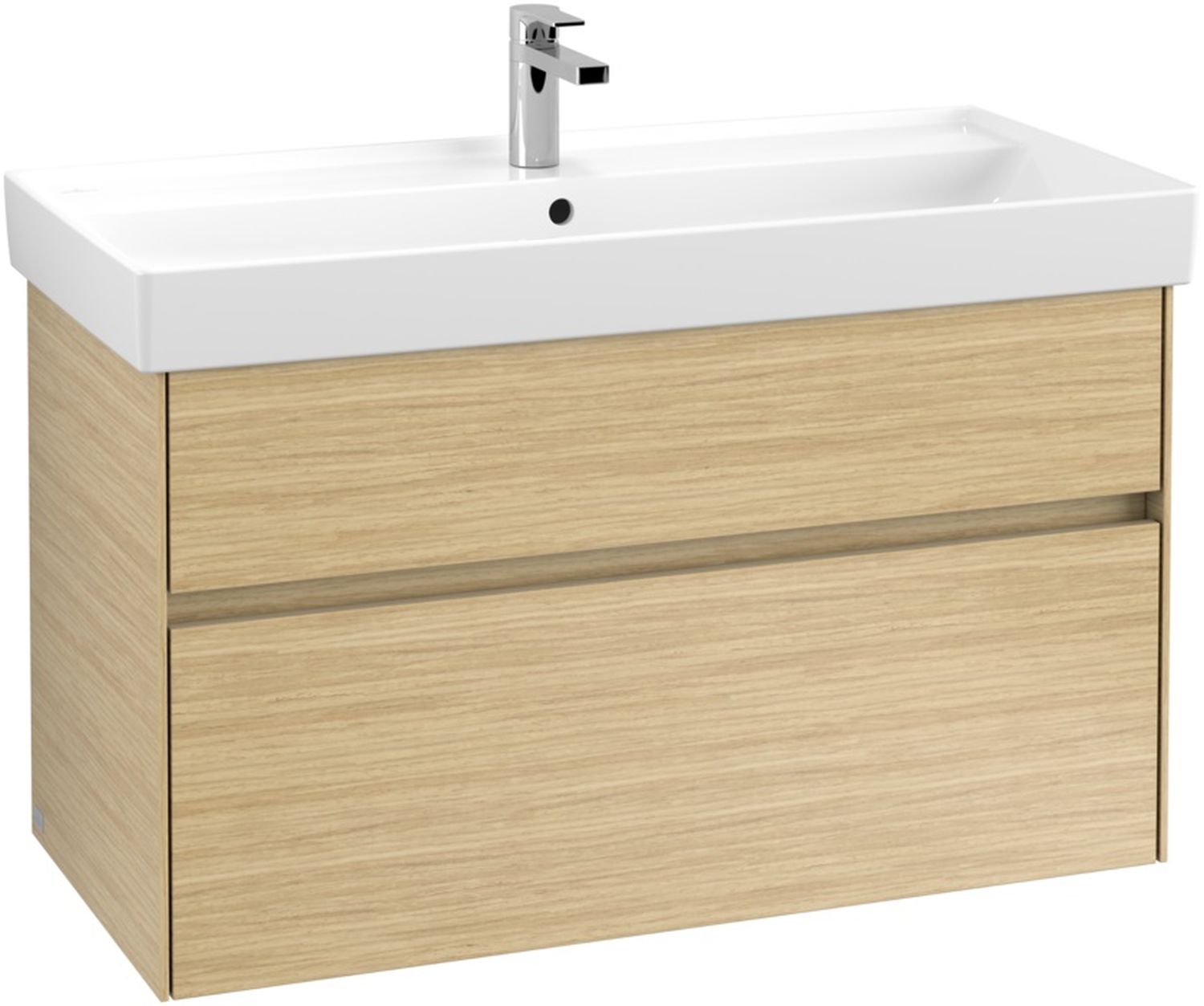 Villeroy & Boch Collaro Kabinett 95.4x44.4x54.6 cm Unterschrank hängend eiche C01100VJ