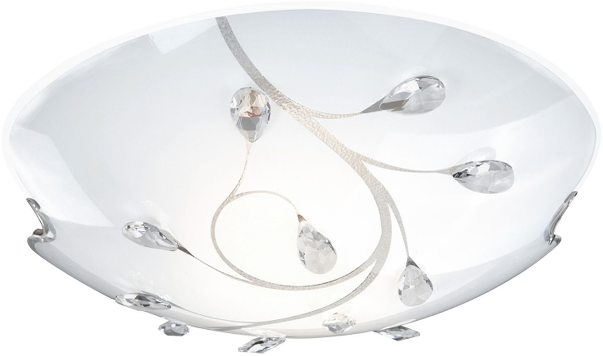 Globo Lighting Burgundy Decke 3x60 W weiß-opal 40404-3