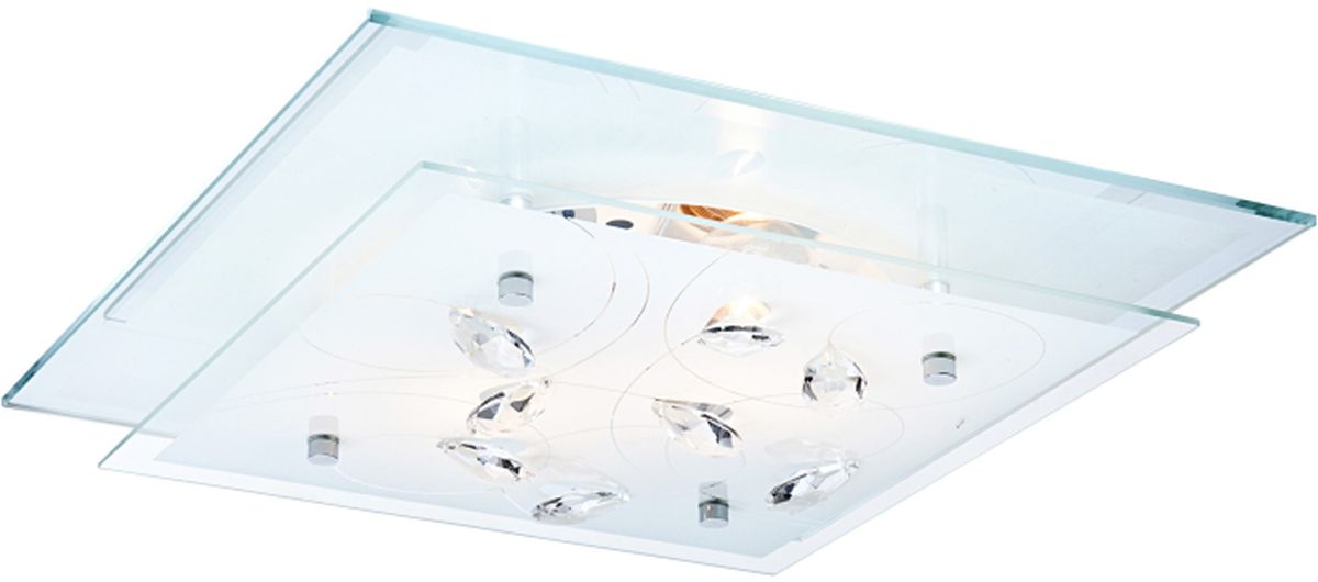 Globo Lighting Jasmina Decke 2x60 W weiß 40408-2