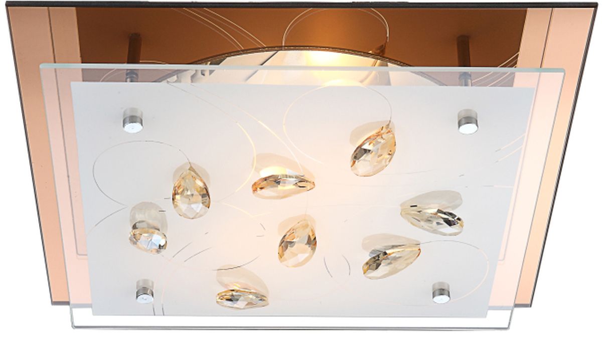 Globo Lighting Ayana Decke 2x40 W gold 40412-2