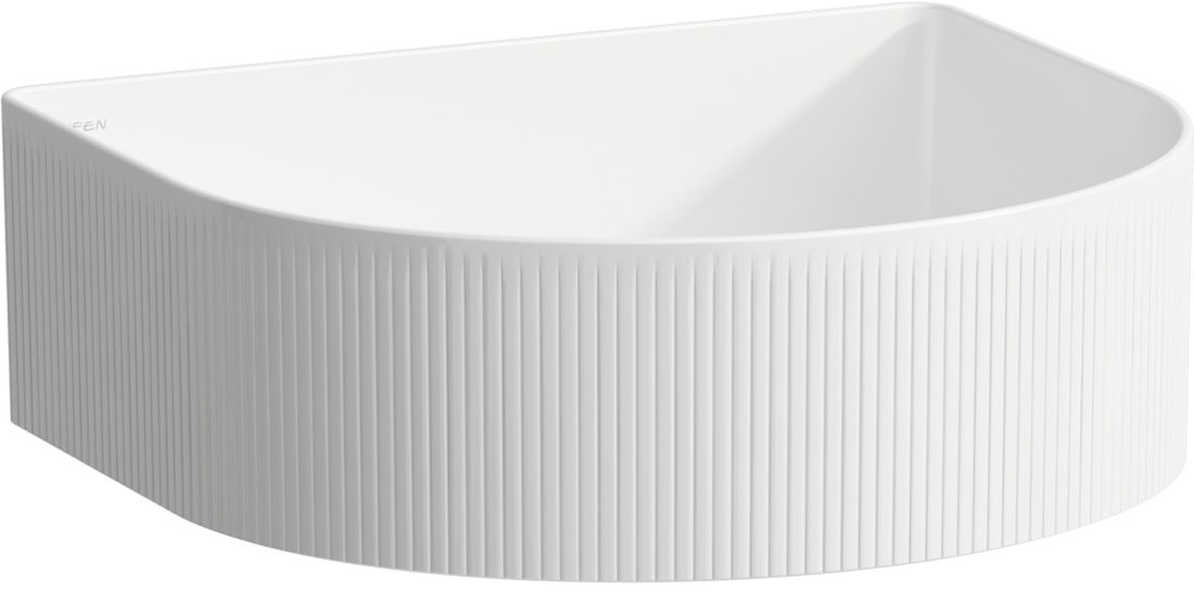 Laufen Sonar Waschbecken 41x36.5 cm halbrund Aufsatzwaschbecken weiß H8123434001121