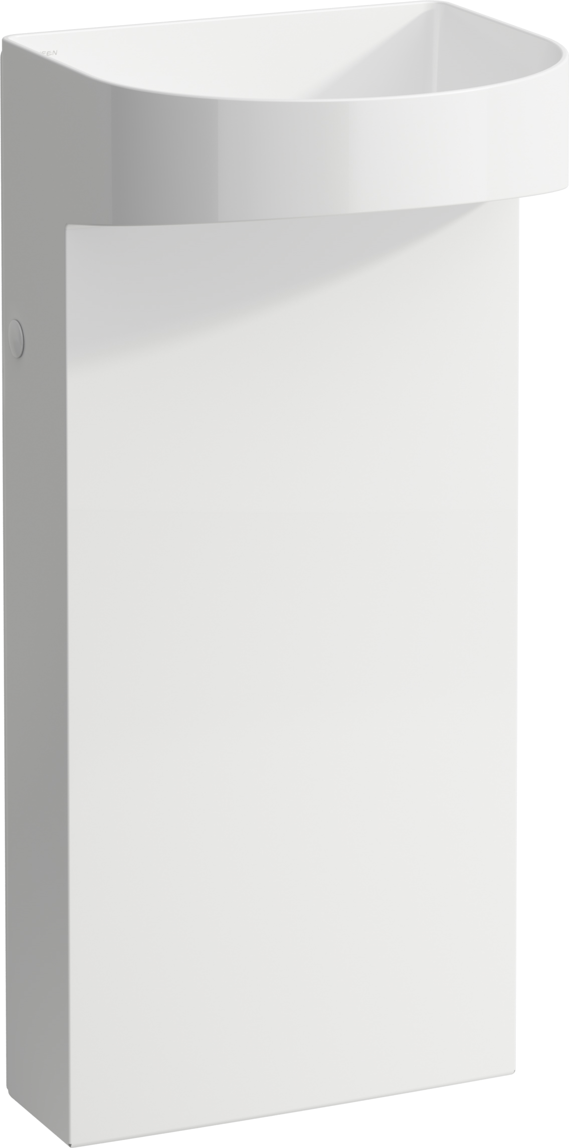 Laufen Sonar Bodenwaschbecken 41x38 cm halbrund Freistehend weiß H8113414001121