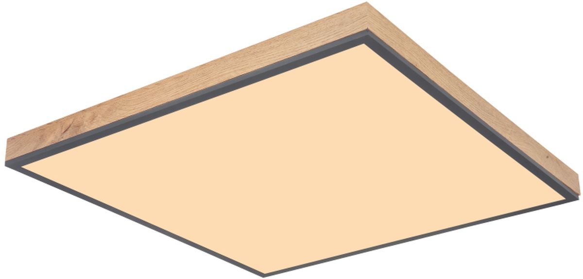 Globo Lighting Doro Decke 1x36 W weiß-holz-graphit 416080WD3