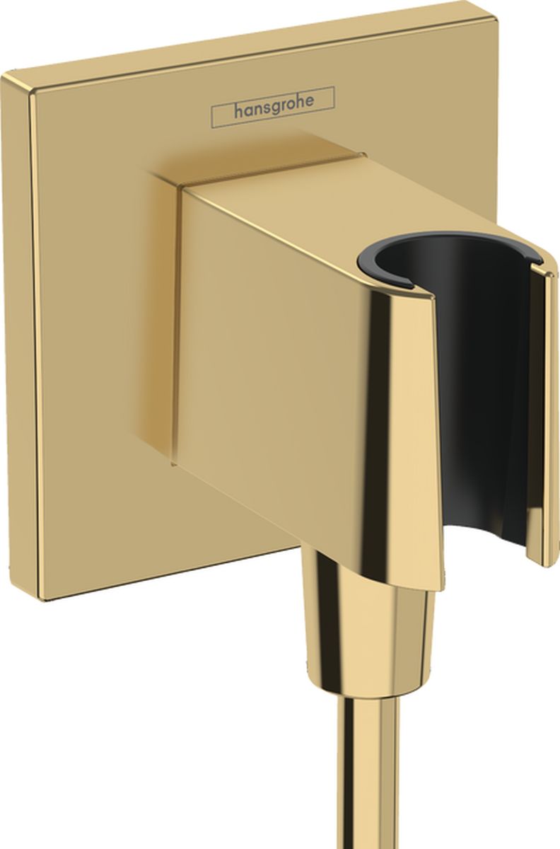Hansgrohe Fixfit Winkelanschluss mit Griff gold 26889990