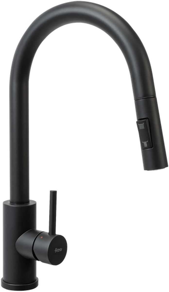 Rea Fresh küchenarmatur stehend schwarz REA-B9147