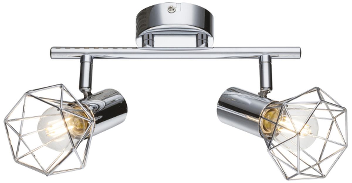 Globo Lighting Xara I Deckenlampe 2x40 W chrom 54802-2