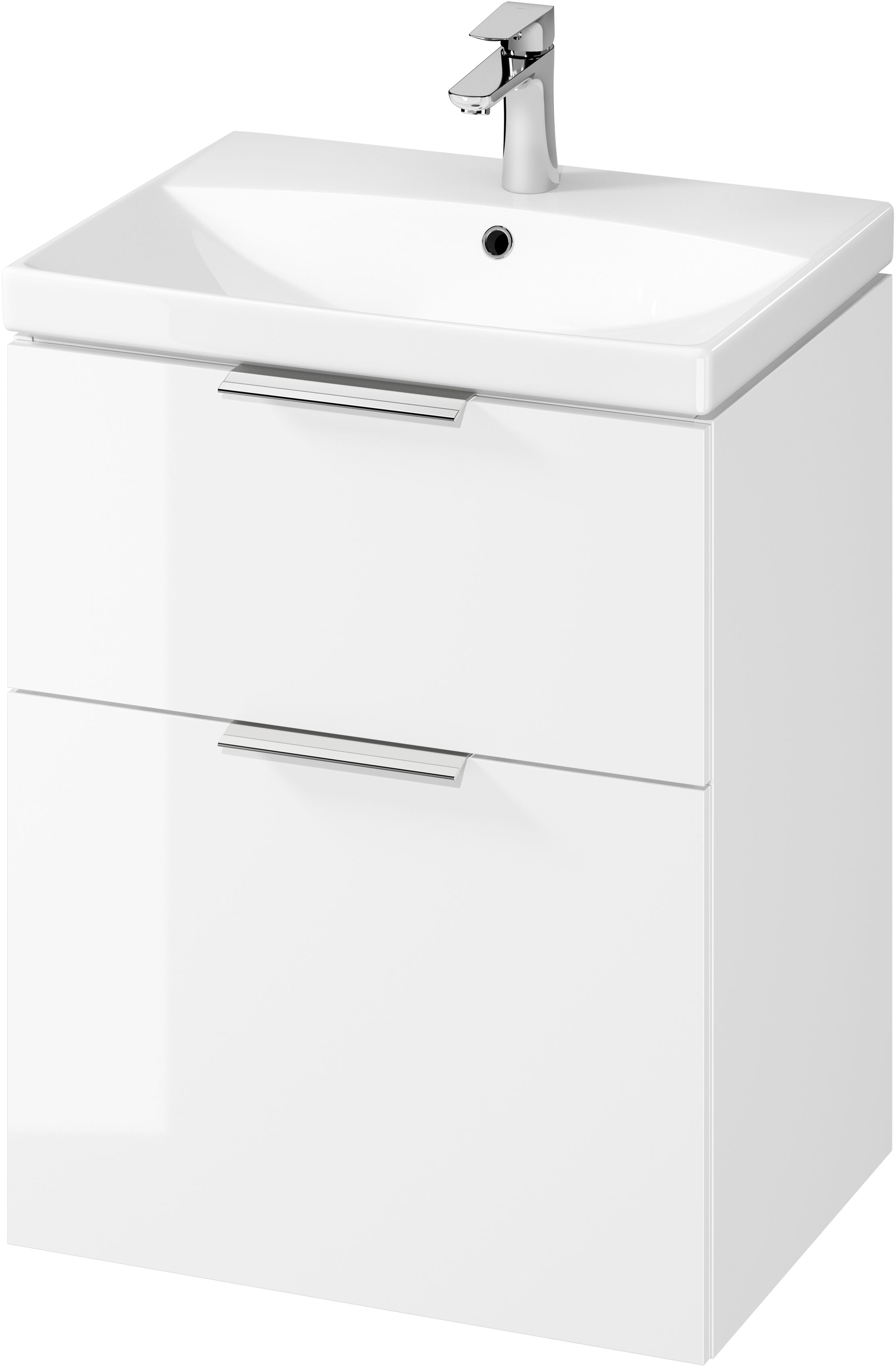 Cersanit City Waschbecken mit Unterschrank 60 cm weiß S801-422