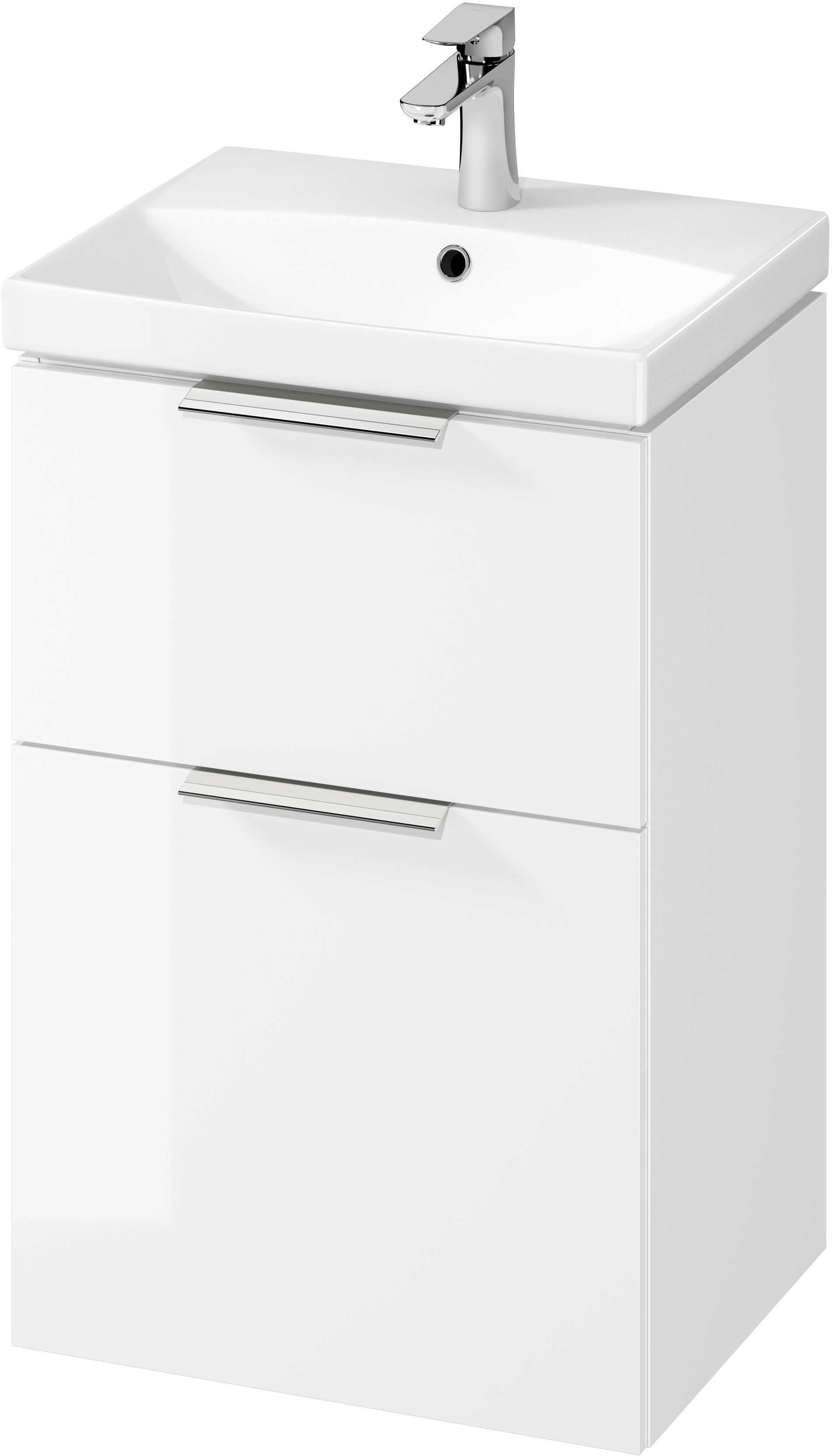 Cersanit City Waschbecken mit Unterschrank 50.5 cm weiß S801-421