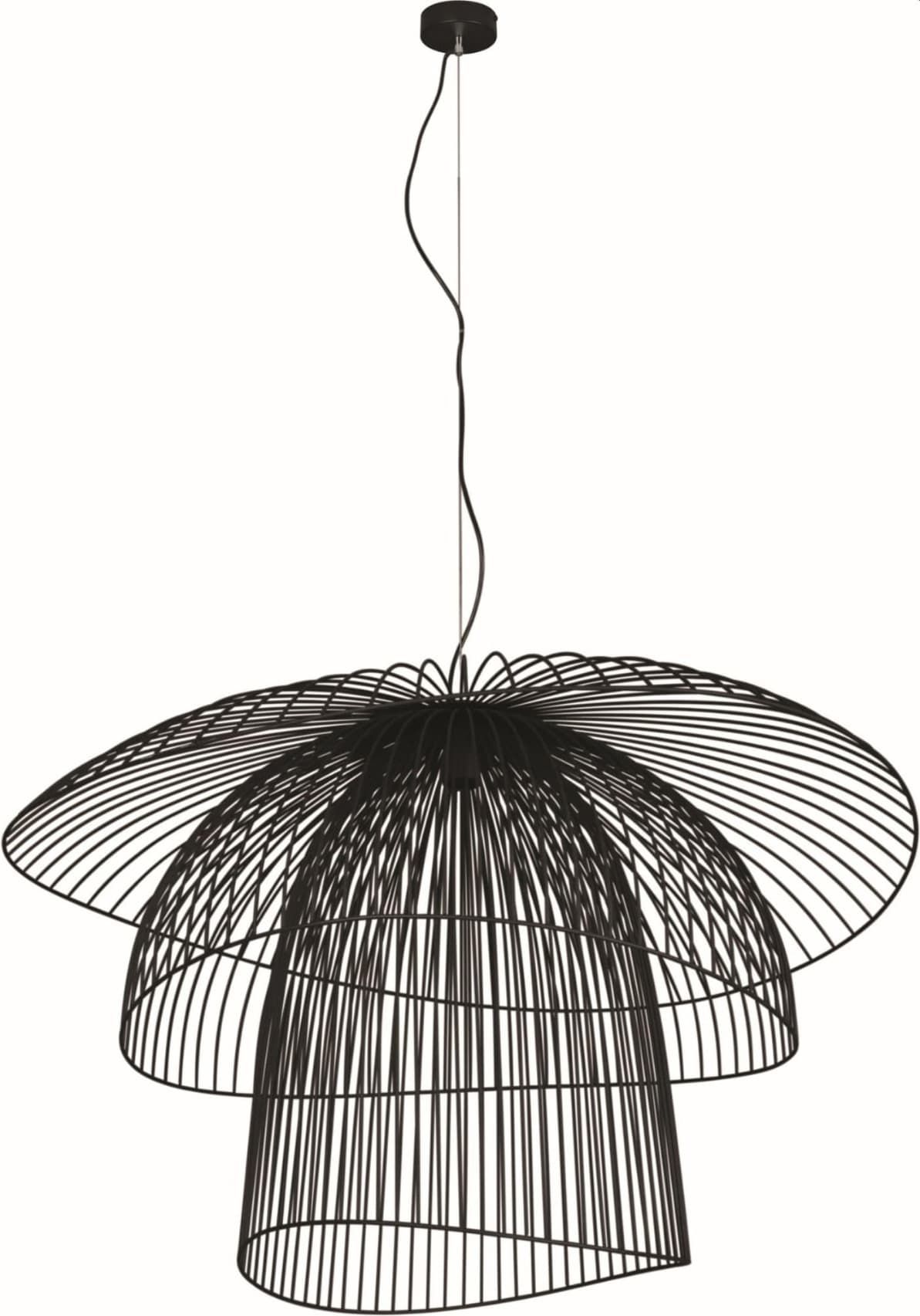 Kaja Plaza Pendelleuchte 1x60 W schwarz KP-12