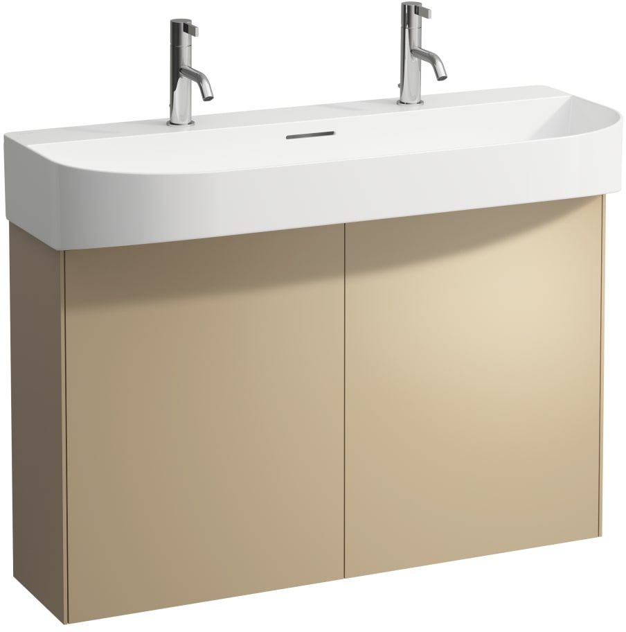 Laufen Sonar Kabinett 97.4x24x60 cm Unterschrank hängend gold H4054840340401