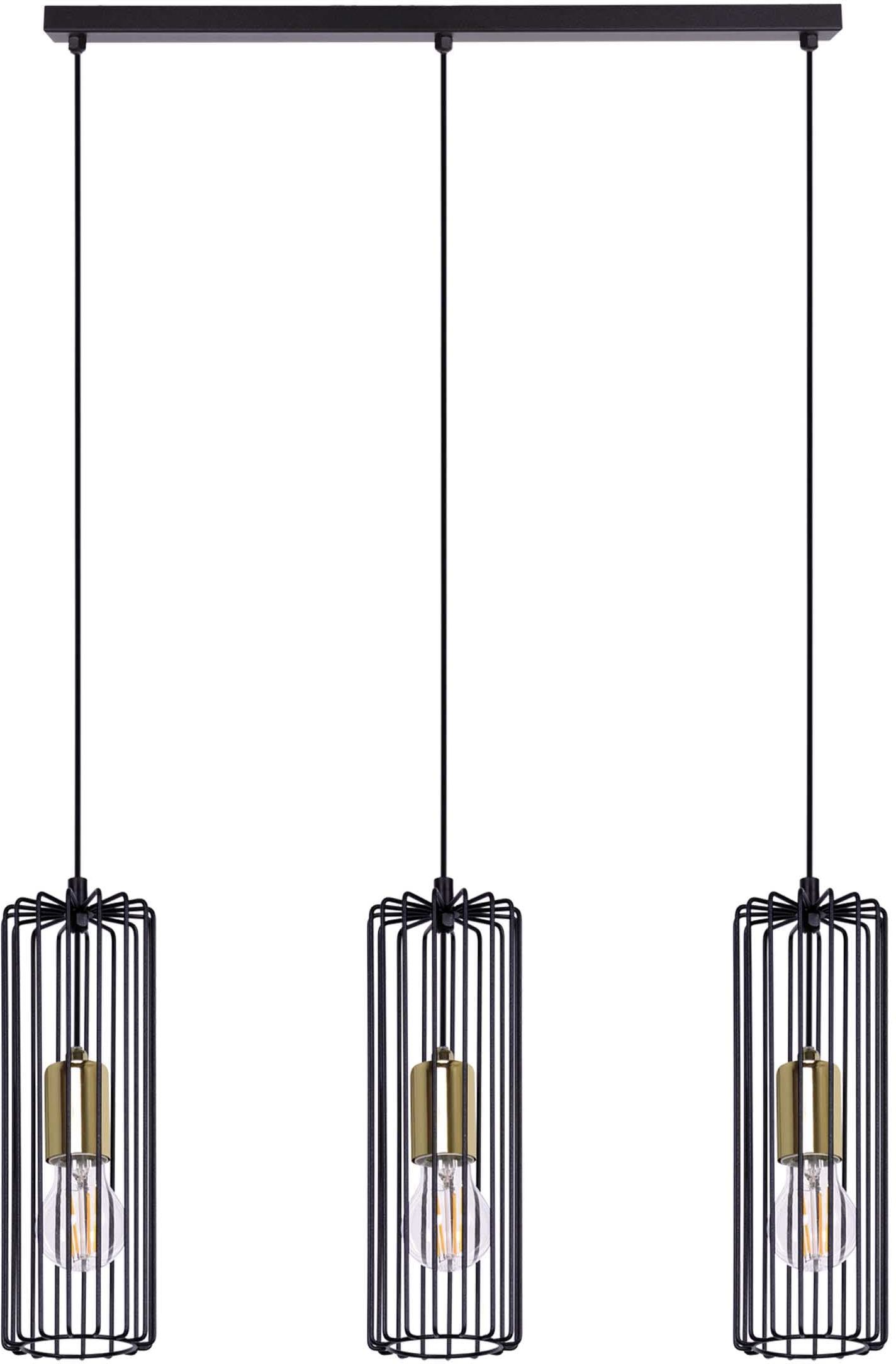 Kaja Gabia Pendelleuchte 3x60 W schwarz K-4936