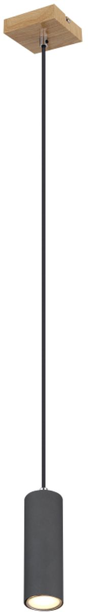 Globo Lighting Robby Pendelleuchte 1x35 W holz-graphit 57911HG