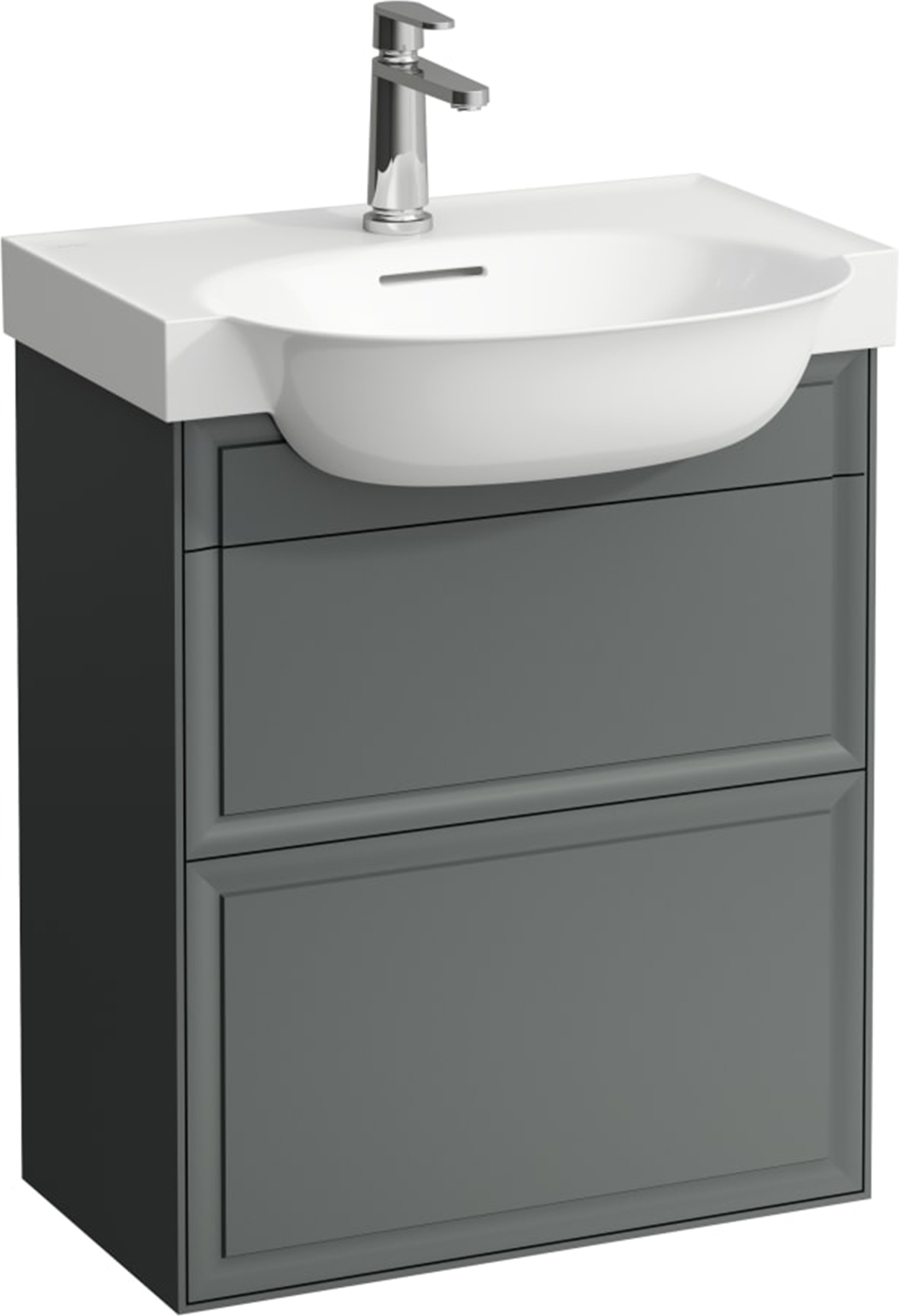 Laufen The New Classic Kabinett 57.6x31.6x67.7 cm Unterschrank hängend grau H4060320856271