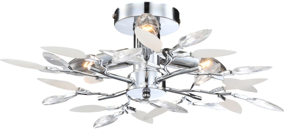 Globo Lighting Vida Deckenlampe 3x40 W chrom-kristall 63160-3