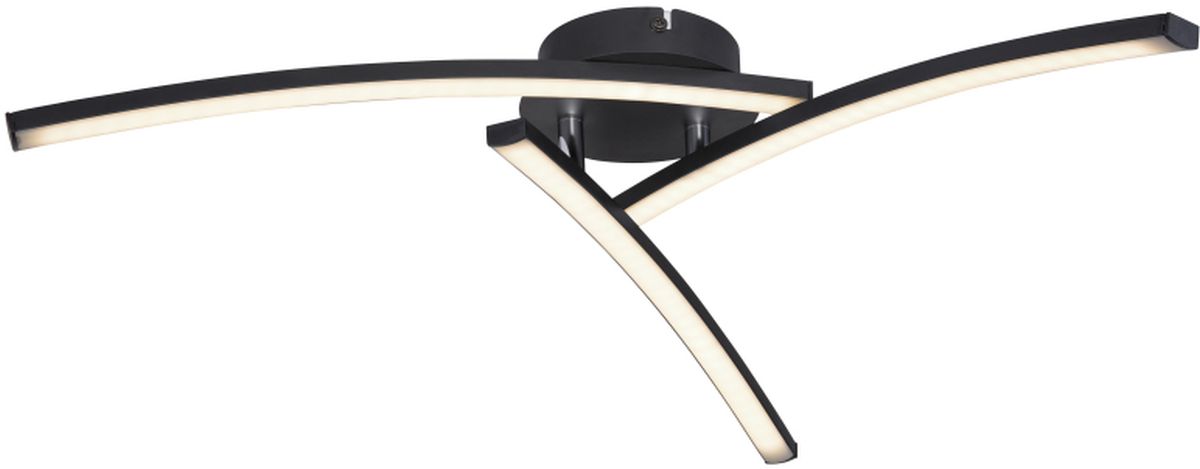 Globo Lighting Tansy I Deckenlampe 1x18 W schwarz-opal 67129-18