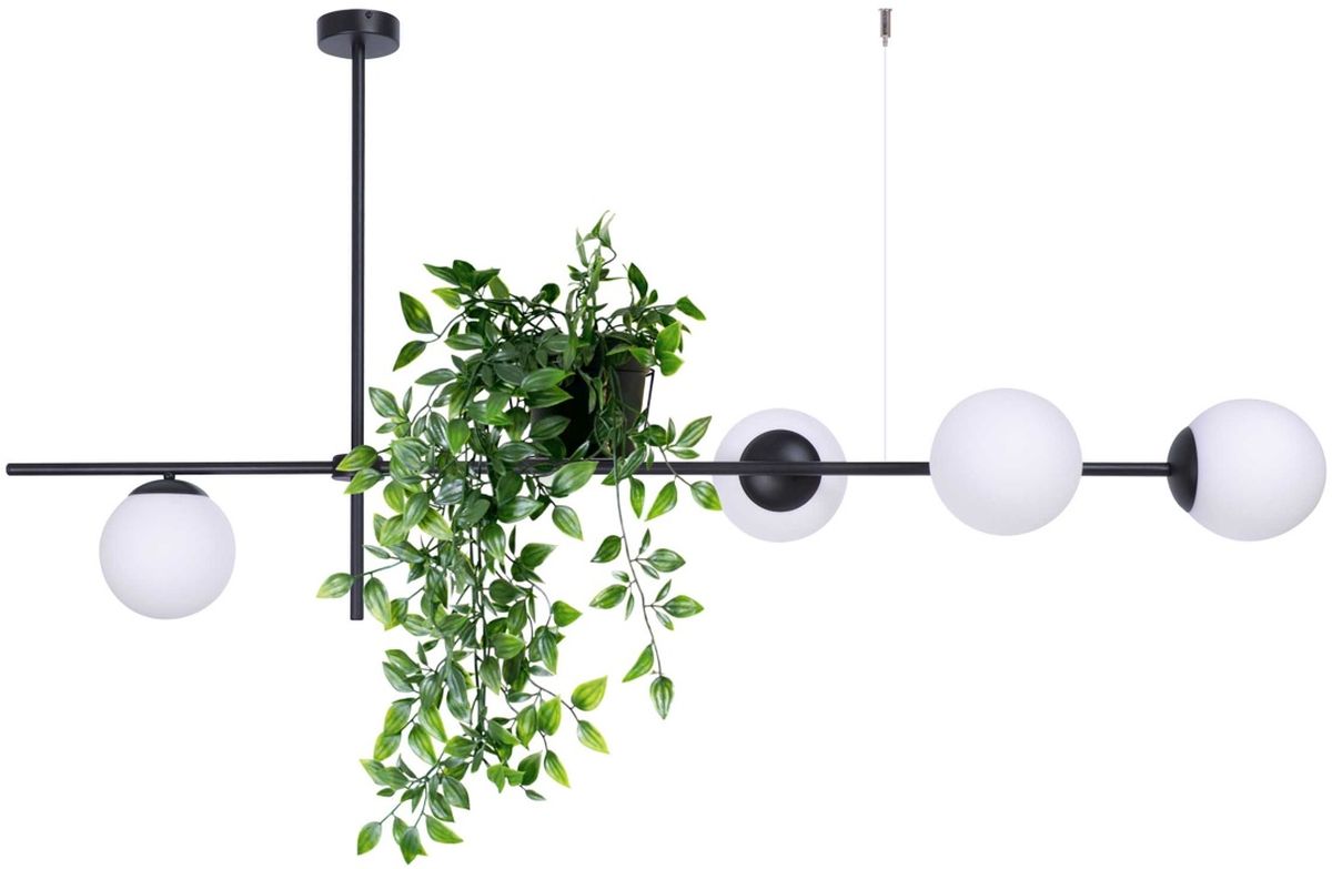 Kaja Vuelta Deckenlampe 4x40 W weiß-schwarz K-4737