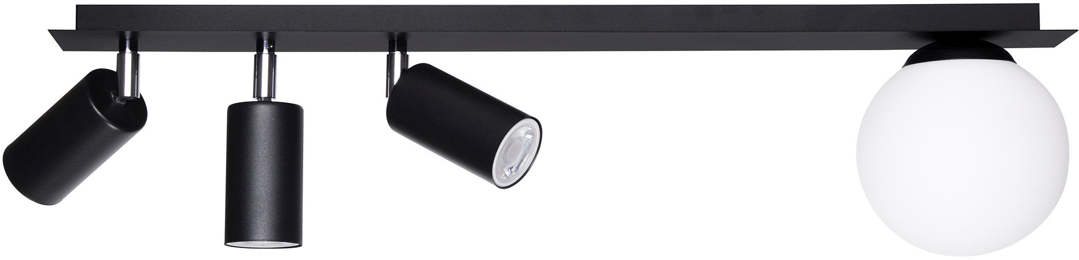 Kaja Albio Deckenlampe 4x40 W weiß-schwarz K-4136