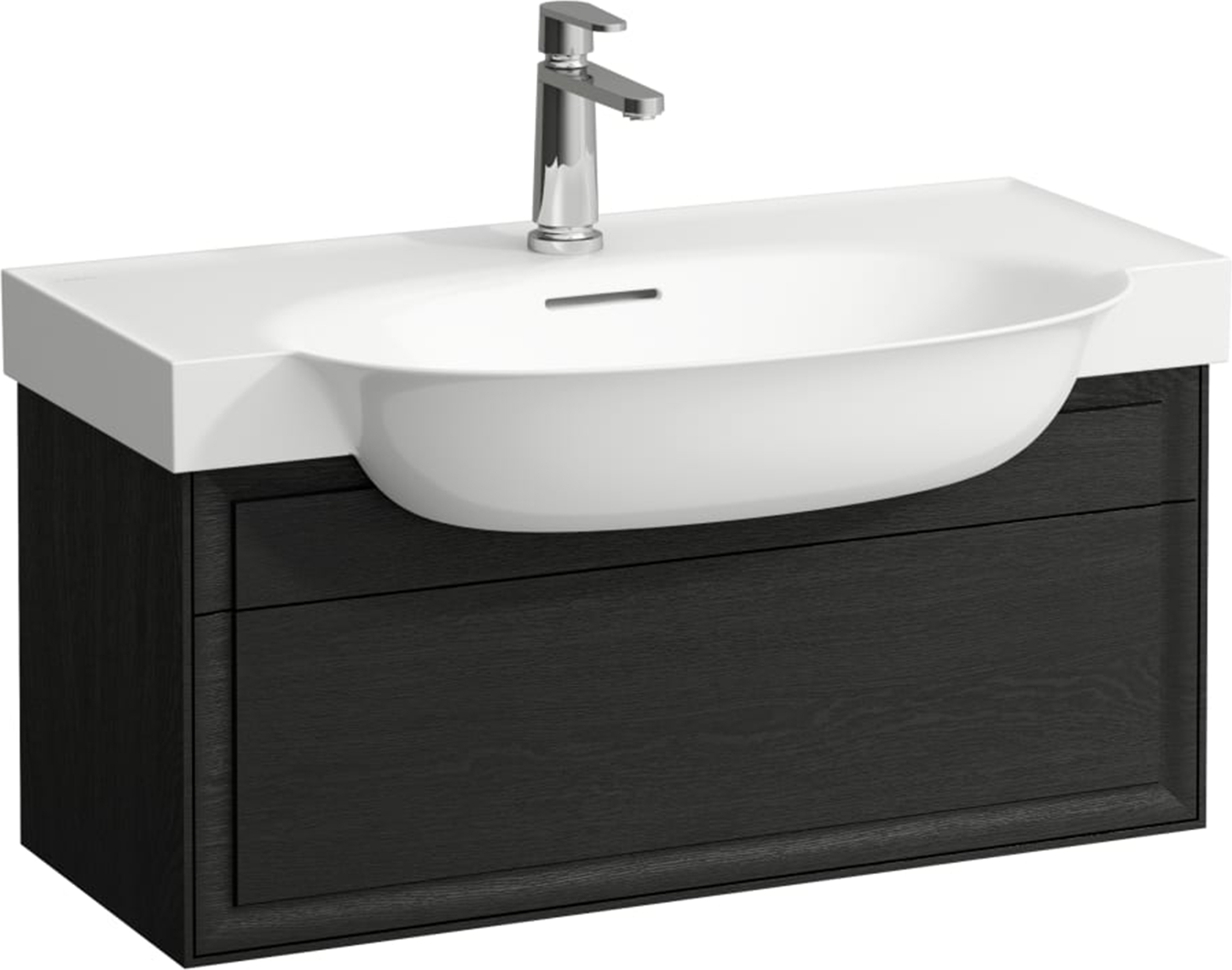 Laufen The New Classic Unterschrank 77.6x31.6x34.4 cm Unterschrank hängend schwarz-eiche H4060410856281