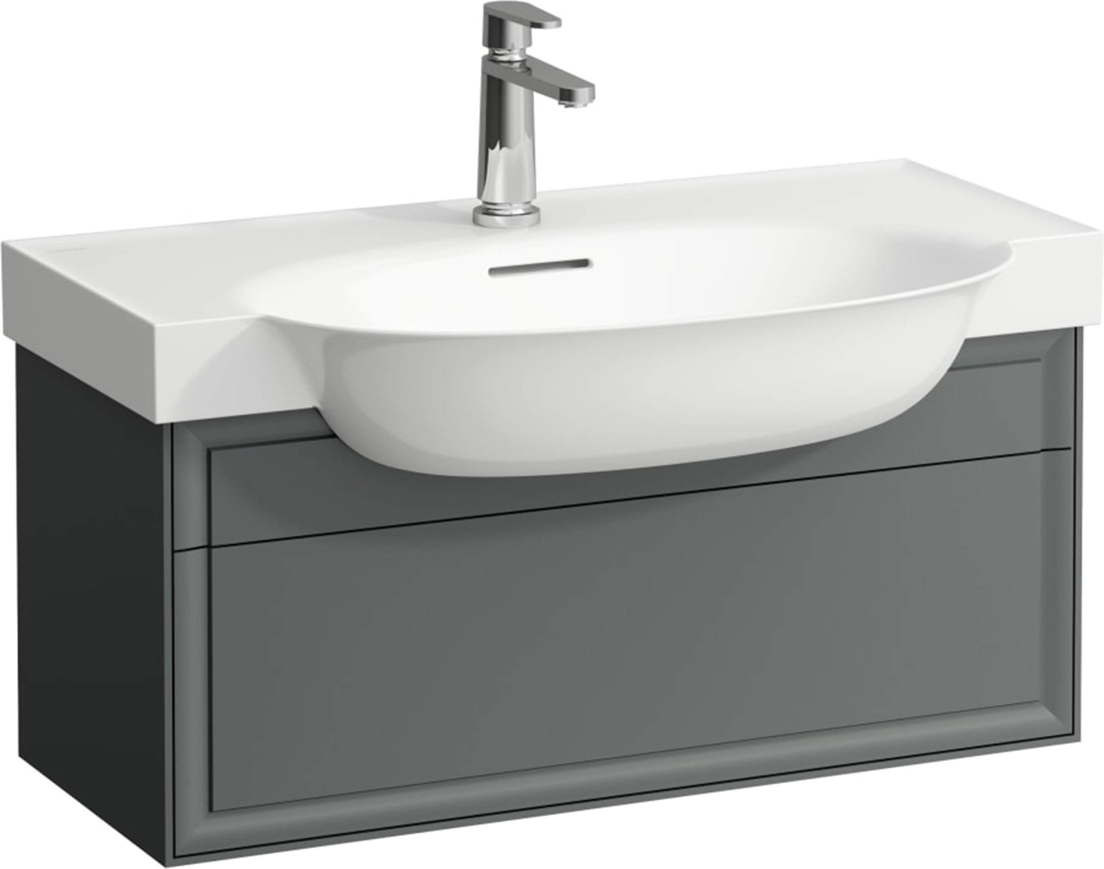 Laufen The New Classic Kabinett 77.7x31.6x34.4 cm Unterschrank hängend grau H4060410856271